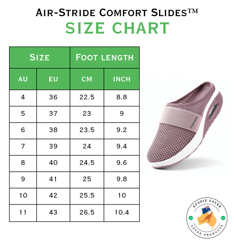 Air-Stride Comfort Slides™ - Aussie Faves